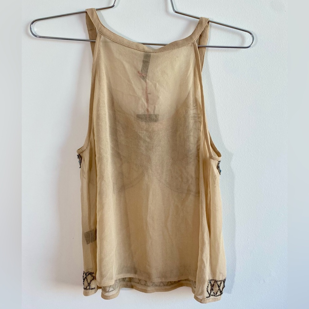 RAGA, Sheer Hand Beaded Delicate Women’s Top Size S - Picture 4 of 4